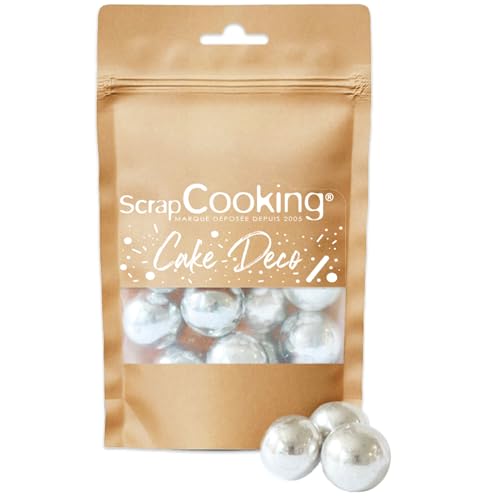 ScrapCooking - Perles Argentées XXL 55 g - Décors Pâtisserie Alimentaires Comestibles - Boules Sprinkles Choco Lait & Argent - Pour Desserts, Gâteaux, Bûches - Noël, Anniversaire - 7464 ScrapCooking - Perles Argentées XXL 55 g - Décors Pâtisserie Alimentaires Comestibles - Boules Sprinkles Choco Lait & Argent - Pour Desserts, Gâteaux, Bûches - Noël, Anniversaire - 7464 von ScrapCooking