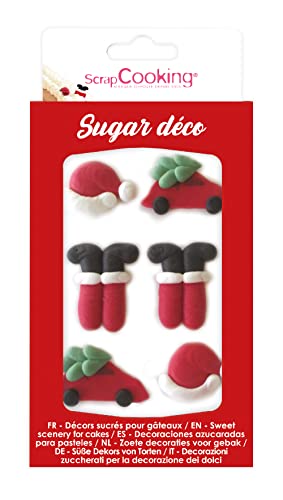 ScrapCooking - Weihnachten-Zuckerdekorationen - Essbare Zucker Tortendeko – Weihnachtsmann Deko für Cupcakes, Backwaren, Desserts, Kuchen, Kekse - Nikolaus ScrapCooking - Weihnachten-Zuckerdekorationen - Essbare Zucker Tortendeko – Weihnachtsmann Deko für Cupcakes, Backwaren, Desserts, Kuchen, Kekse - Nikolaus von ScrapCooking