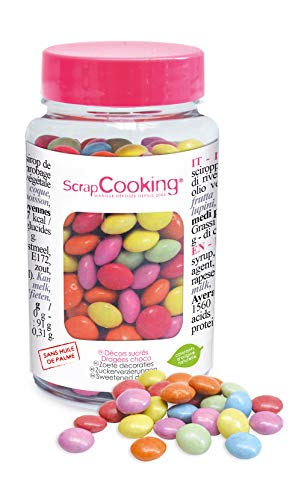 Süße Dekorationen mit bunten Schokodragees 75 g Süße Dekorationen mit bunten Schokodragees 75 g von ScrapCooking