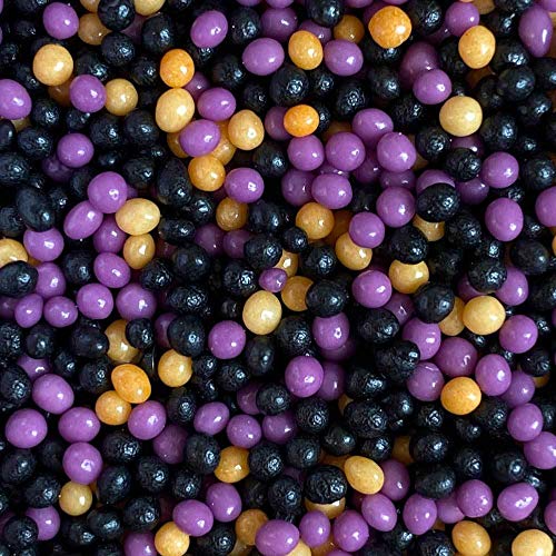 Scrumptious Sprinkles Halloween Polished Pearls Sprinkle Mix (2mm) von Scrumptious
