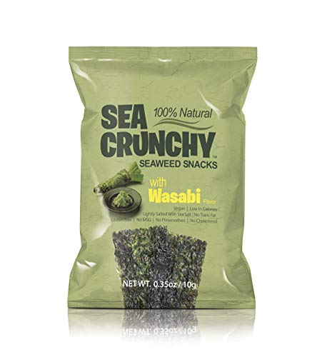 Sea Crunchy - Nori Snack mit Wasabi - 10 g von Sea Crunchy