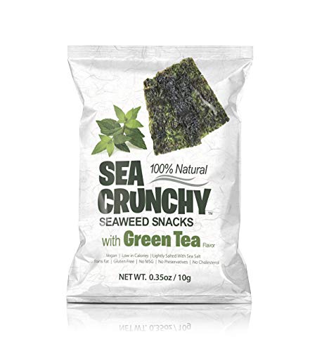 Sea Crunchy Nori zeewier snacks groene thee 10 gram Sea Crunchy Nori zeewier snacks groene thee 10 gram von Sea Crunchy