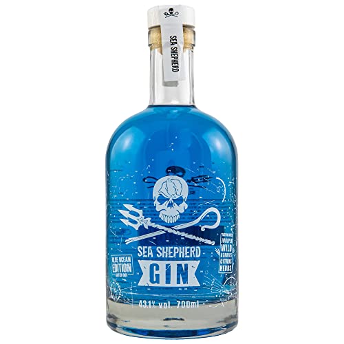 Sea Shepherd | Blue Ocean Gin | Mit Noten von Zitrusfrüchten und Beeren | Inspiriert von den Tiefen des Ozeans| 700ml | 43,1% vol. von Sea Shepherd