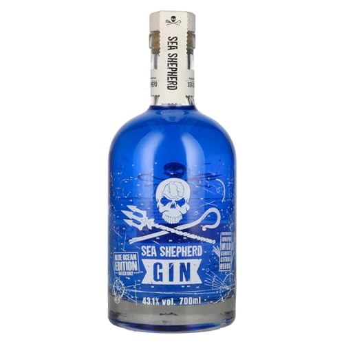 Sea Shepherd | Blue Ocean Gin | Mit Noten von Zitrusfrüchten und Beeren | Inspiriert von den Tiefen des Ozeans| 700ml | 43,1% vol. Sea Shepherd | Blue Ocean Gin | Mit Noten von Zitrusfrüchten und Beeren | Inspiriert von den Tiefen des Ozeans| 700ml | 43,1% vol. von Sea Shepherd