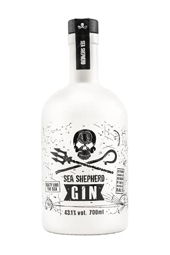 Sea Shepherd | Gin | 700 ml | 43,1% Vol. | Zitrusfrische & Wacholdernoten | Aromen von Kräutern & Tannennadeln | Kurzer & geschmeidiger Abgang von ORTCI