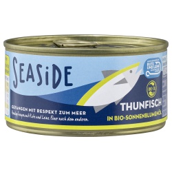 Heller Thunfisch in Sonnenblumenöl von SeaSide