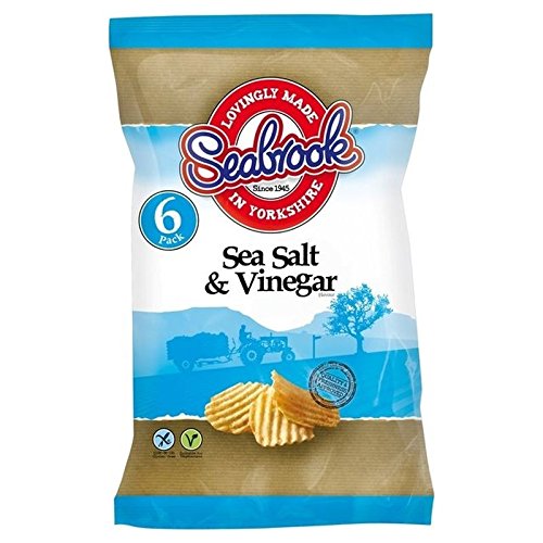 Seabrook Crinkle Salz und Essig 25 g x 6 pro Packung (2 Stück) von Seabrook Farms