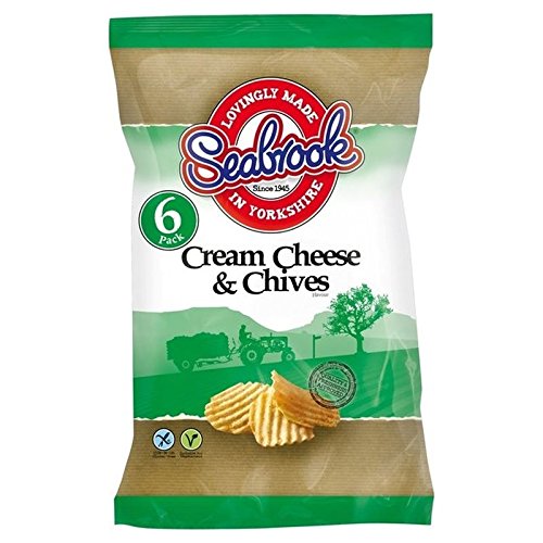 Seabrook Formaggio E Patatine Erba Cipollina 25g x 6 pro Packung (2 Stück) von Seabrook Farms