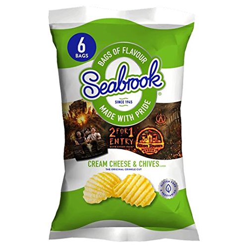 Seabrook Frischkäse-Schnittlauch-Chips 6 x 25 g von Seabrook Farms