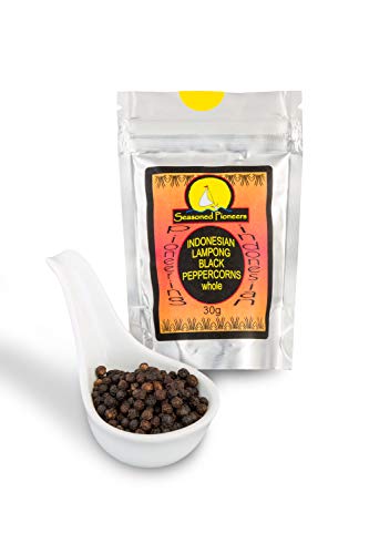 Schwarze Pfefferkörner – Lampong, ganze Schwarze Pfefferkörner – Lampong, ganze von Seasoned Pioneers