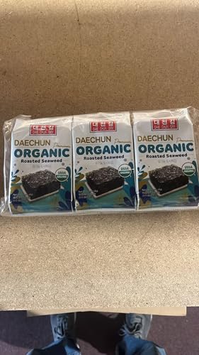 Bio-DAECHUN(Choi's1) Algen-Snacks, Original, Nori Blatt, Produkt von Korea Premium Great, 6er-Pack von Seba Garden