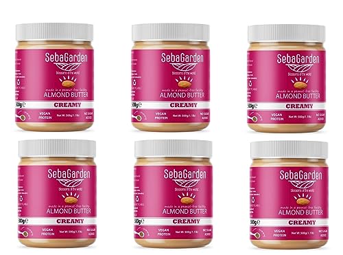 Mandelmus-Seba Garden –reine natürliche cremige glatte kalifornische Mandeln Butteraufstrich, 100% Mandeln, Paleo, Keto-freundlich, ohne Zuckerzusatz (3 Kg) Mandelmus-Seba Garden –reine natürliche cremige glatte kalifornische Mandeln Butteraufstrich, 100% Mandeln, Paleo, Keto-freundlich, ohne Zuckerzusatz (3 Kg) von Seba Garden