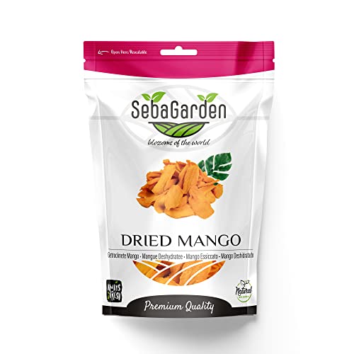 Seba Garden Mango Strips – südafrikanische getrocknete Mango – Druckverschlussbeutel (1 kg) von Seba Garden