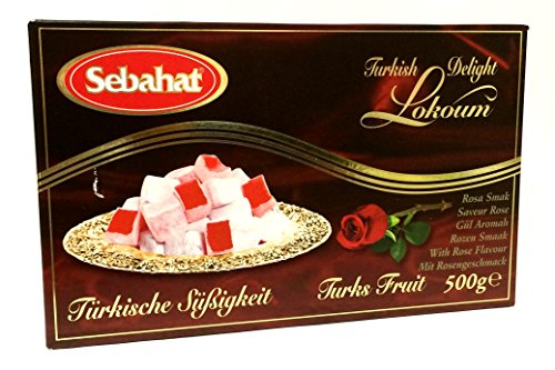 12 x 500g Sebahat Türkischer Honig mit Rosengeschmack - Güllü Lokum von Sebahat