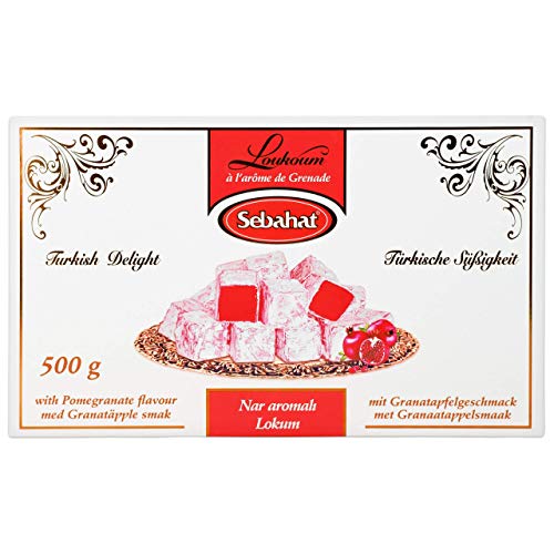 Sebahat Turkish Delight Lokum Granatapfel 500 g von Sebahat