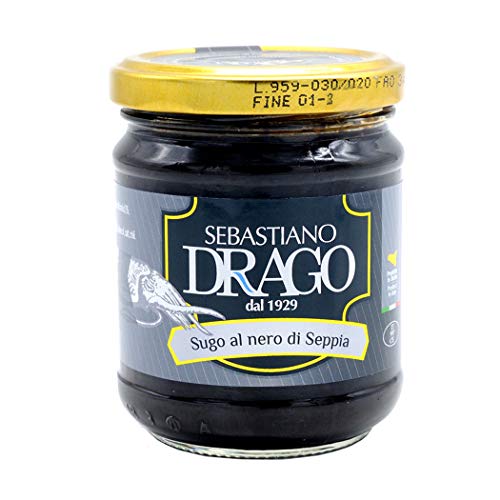 Sugo mit Tintenfischtinte 190 gr Sugo mit Tintenfischtinte 190 gr von Sebastiano Drago