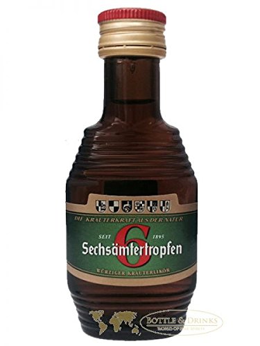 Sechsämtertropfen Kräuterlikör Deutschland 4 cl von Sechsämtertropfen