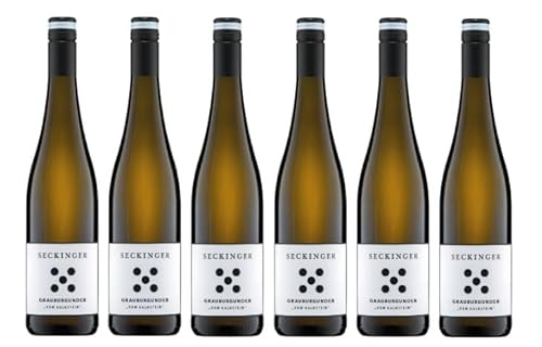 6x 0,75l - 2023er - Seckinger - Grauburgunder - vom Kalkstein - Qualitätswein Pfalz - Deutschland - Weißwein trocken von Seckinger