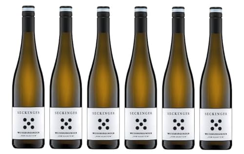 6x 0,75l - 2023er - Seckinger - Weißburgunder - vom Kalkstein - Qualitätswein Pfalz - Deutschland - Weißwein trocken 6x 0,75l - 2023er - Seckinger - Weißburgunder - vom Kalkstein - Qualitätswein Pfalz - Deutschland - Weißwein trocken von Seckinger