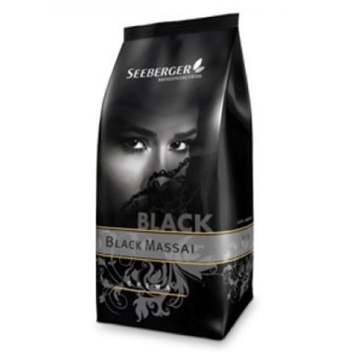 Seeberger Kaffee BLACK MASSAI Premium 1000g Bohnen von Seeberger