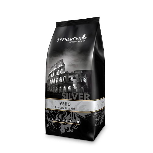 Seeberger Kaffee Espresso VERO Silver 1000g Bohnen von Seeberger