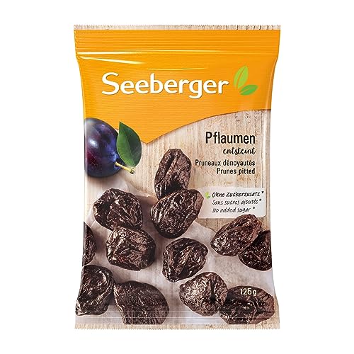 Seeberger Pflaumen entsteint 13er Pack: Extra große und schmackhafte Dörrpflaumen in bester Qualität - besonders süß und aromatisch - getrocknet, vegan (13 x 125 g) von Seeberger