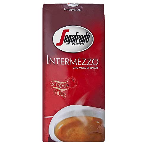SEGAFREDO Intermezzo ESPRESSO ganze Bohne 4x1000g (4000g) - italienischer Kaffee von Segafredo