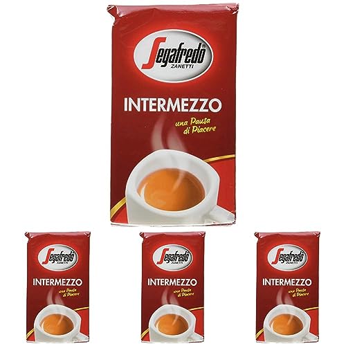 Segafredo Zanetti Intermezzo gemahlen (1 x 250 g) (Packung mit 4) von Segafredo