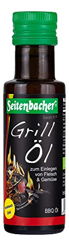 Seitenbacher Würz Grill Öl I kaltgepresst I Erstpressung I Marinade I Grillen I Smoken I (1x 100ml) von Seitenbacher