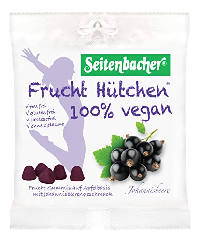 Seitenbacher Frucht Hütchen Johannisbeere I 100 Prozent Vegan I lactosefrei I glutenfrei I 10er Pack (10 x 85 g) von Seitenbacher