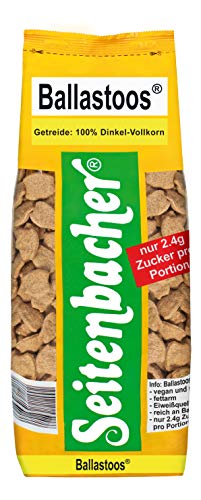 Seitenbacher Ballastoos I Frühstücks Cerealien I Vollkorn I Dinkel I mit Apfelsaft und Flohsamen I (1 x 500 g) von Seitenbacher