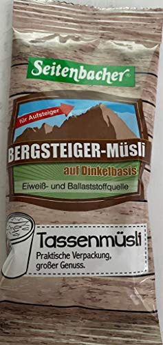 Seitenbacher Bergsteiger Müsli auf Dinkelbasis als Eiweiß- und Ballaststoffquelle von Seitenbacher