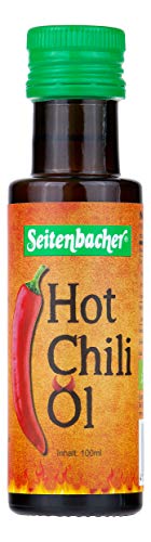 Seitenbacher Bio Würz Öl Chili I Erstpressung I Kaltpressung I Ideal zum Würzen & Nachschärfen I (4 x 100 ml) von Seitenbacher