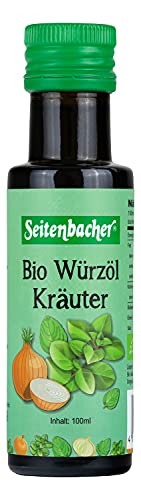 Seitenbacher Bio Würzöl Kräuter, kaltgepresst, Erstpressung, Dressing, Dips, Marinade, 100 g Seitenbacher Bio Würzöl Kräuter, kaltgepresst, Erstpressung, Dressing, Dips, Marinade, 100 g von Seitenbacher