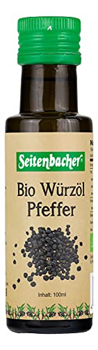 Seitenbacher Bio Würzöl Pfeffe I kaltgepresst I Erstpressung I BBQ I Grillen I Marinade I (1x100ml) von Seitenbacher