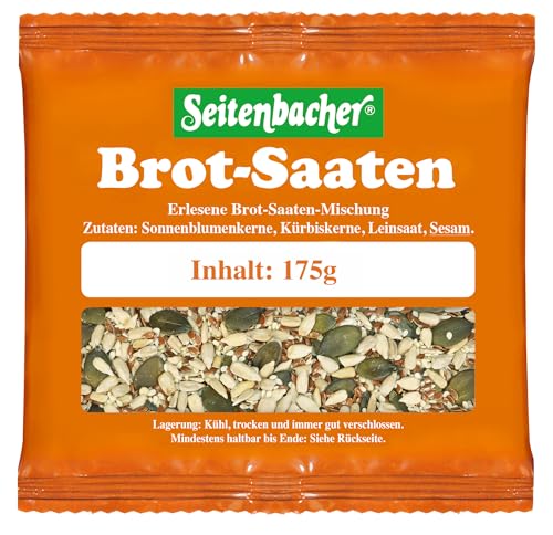 Seitenbacher Brot Saaten I Erlesene Saaten I für Brote, Salate oder Toppings I (1x175g) von Seitenbacher