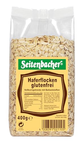 Seitenbacher Haferflocken I grossblättrig I ganz I zart I glutenfrei I (10x400g) von Seitenbacher