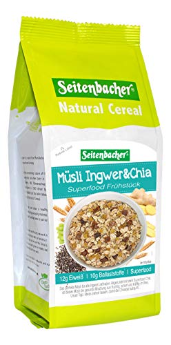 Seitenbacher Ingwer & Chia Müsli I Ginger I Vollkorn I Superfood I 3er (3 x 454 g) von Seitenbacher