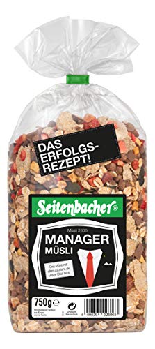 Seitenbacher Manager Müsli I Erdbeeren I Schokolade I Vollkorn I Das Erfolgsrezept I (1 x 750 g) von Seitenbacher
