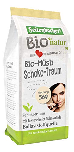 Seitenbacher Bio Schoko Müsli I lactosefrei I Vollkorn I vegan 3er Pack (3 x 500g) von Seitenbacher