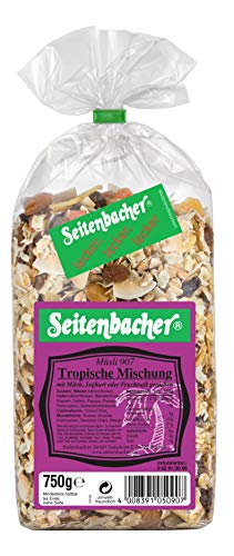 Seitenbacher Müsli Tropische-Mischung I Vollkorn I Exotisch I viele Früchte I (1 x 750 g) von Seitenbacher
