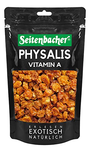 Seitenbacher Physalis I nativ I ohne Zusätze I ungesalzen I getrocknet I Vitamin C und A I (1 x 200 g) von Seitenbacher