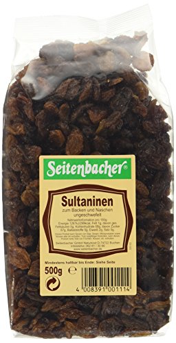 Seitenbacher Sultaninen, 12er Pack (12 x 500 g) von Seitenbacher