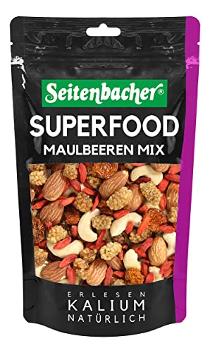 Seitenbacher Super Food Topping mit Goji und Maulbeeren I nativ I ungesalzen I unbehandelt I roh I (1x200g) von Seitenbacher