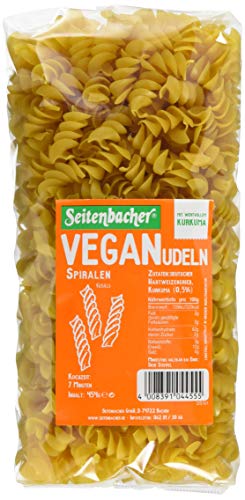 Seitenbacher Vegan Nudeln Spiralen - Fusili, 6er Pack (6 x 454 g) von Seitenbacher