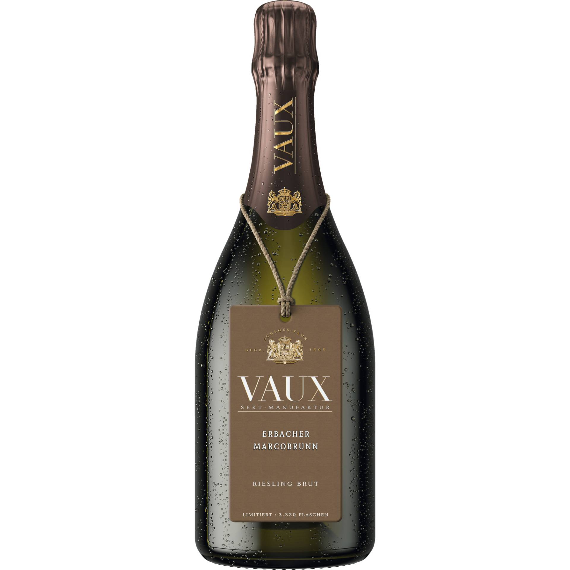 Erbacher Marcobrunn Riesling Sekt, Brut, Rheingau, Rheingau, 2018, Schaumwein Erbacher Marcobrunn Riesling Sekt, Brut, Rheingau, Rheingau, 2018, Schaumwein von Sektmanufaktur Schloss Vaux, D - 65343 Eltville