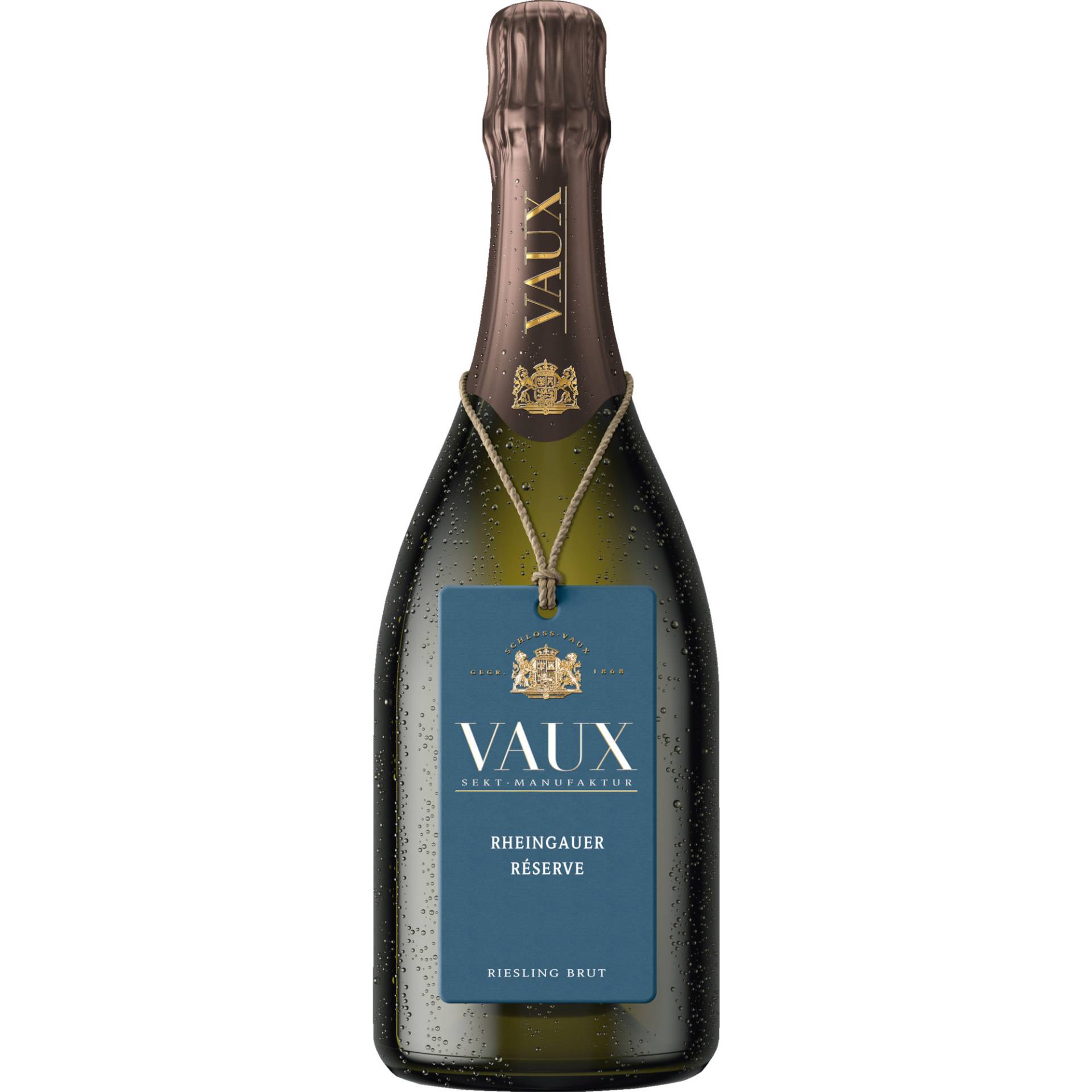 Rheingauer Réserve Riesling Sekt, Brut, Rheingau, Rheingau, 2017, Schaumwein Rheingauer Réserve Riesling Sekt, Brut, Rheingau, Rheingau, 2017, Schaumwein von Sektmanufaktur Schloss Vaux, D - 65343 Eltville