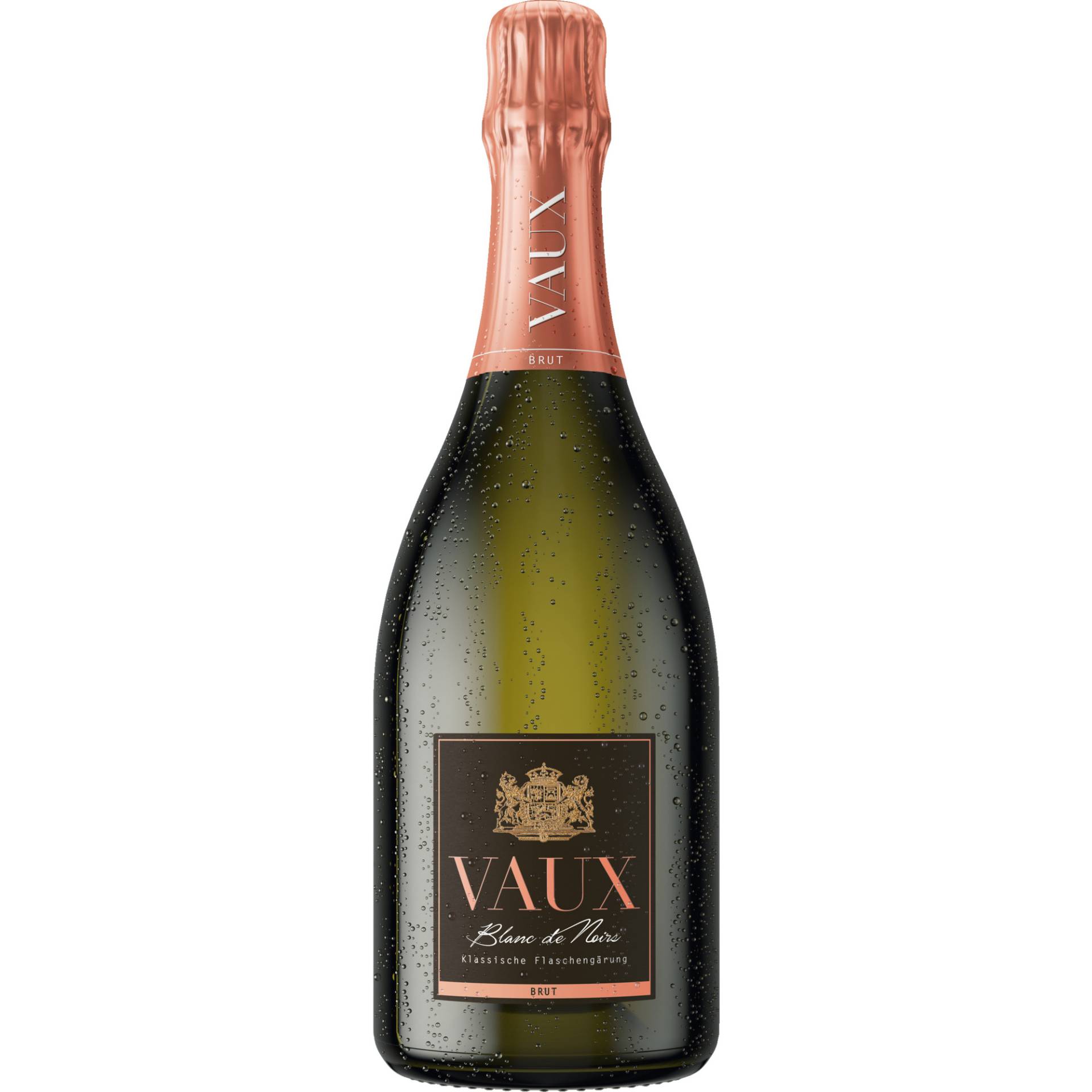 Schloss Vaux Blanc de Noirs Sekt, Brut, Deutscher Sekt, Deutscher Sekt, Schaumwein von Sektmanufaktur Schloss Vaux, D - 65343 Eltville