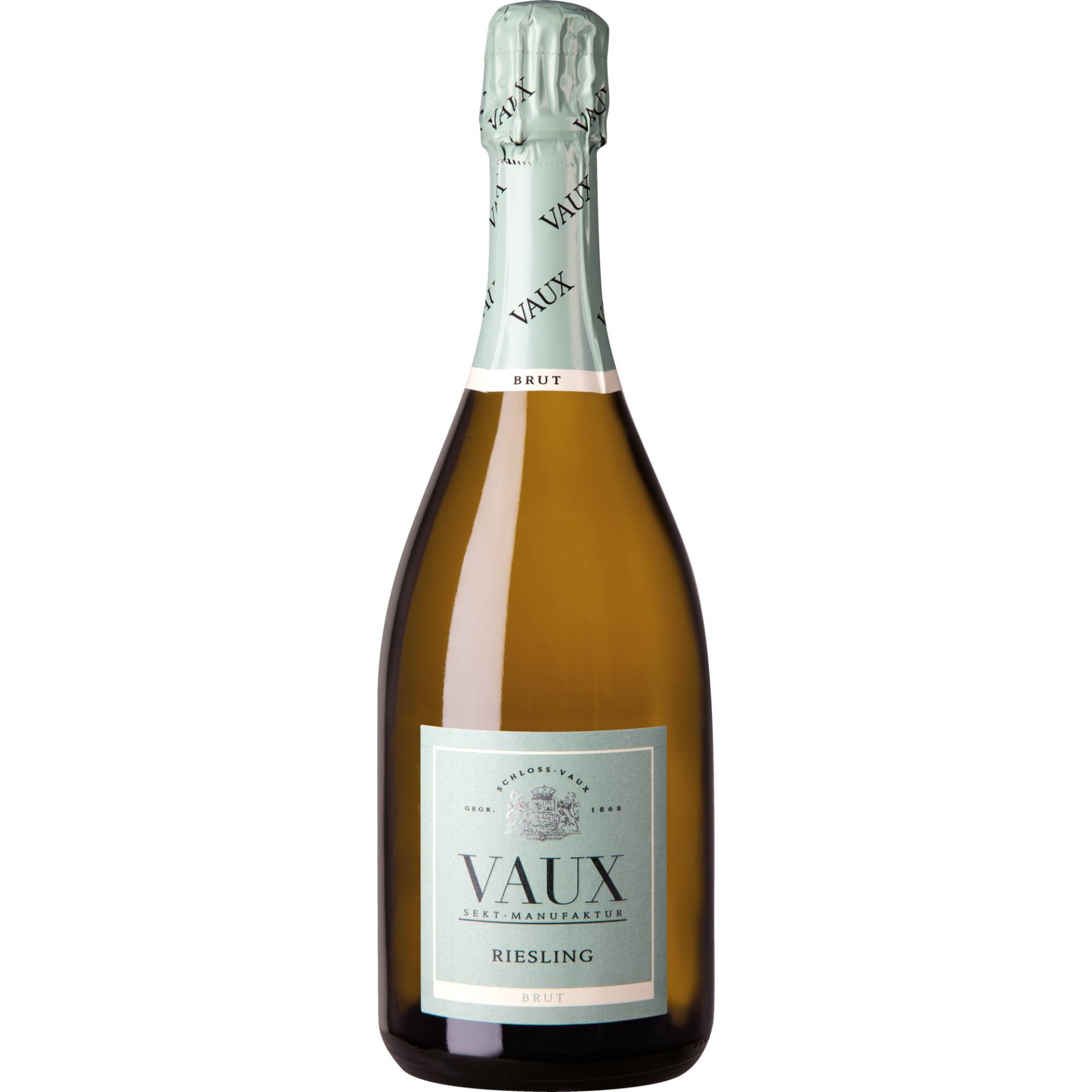 Schloss Vaux Riesling Sekt, Brut, Deutscher Sekt, Deutscher Sekt, Schaumwein von Sektmanufaktur Schloss Vaux AG, D - 65343 Eltville