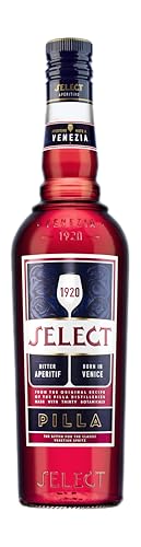Select Pilla Aperitivo Aperitif, Raffinierten Aromatischen Charakter und ausgewogenen Geschmack, 17.5% ABV, 0.7 Litre von Select